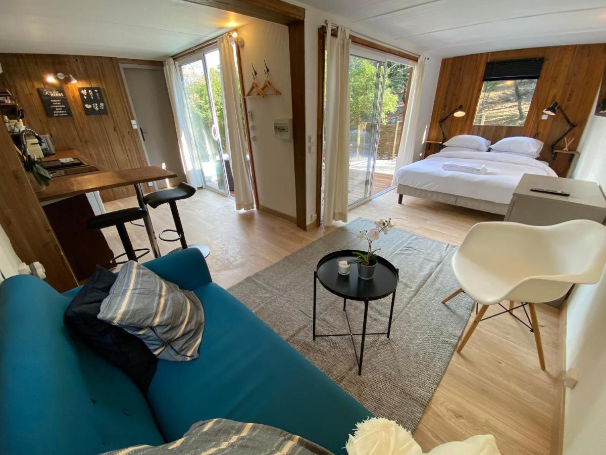 Superbe Cabane Jacuzzi Jardin Clim Wifi Parking Meyreuil Extérieur photo