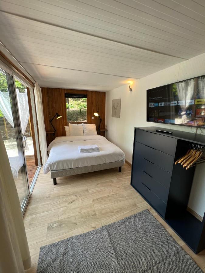 Superbe Cabane Jacuzzi Jardin Clim Wifi Parking Meyreuil Extérieur photo