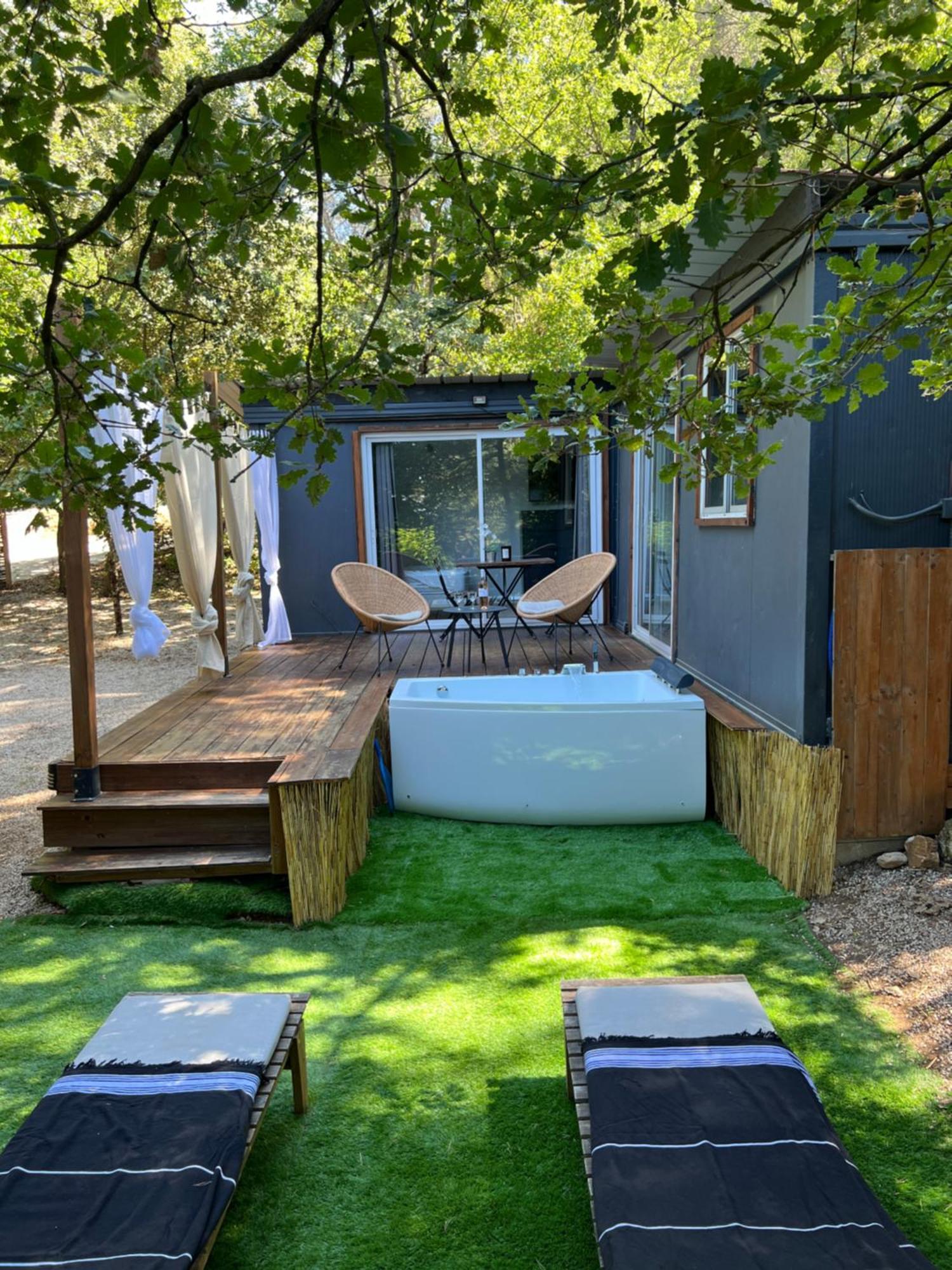 Superbe Cabane Jacuzzi Jardin Clim Wifi Parking Meyreuil Extérieur photo