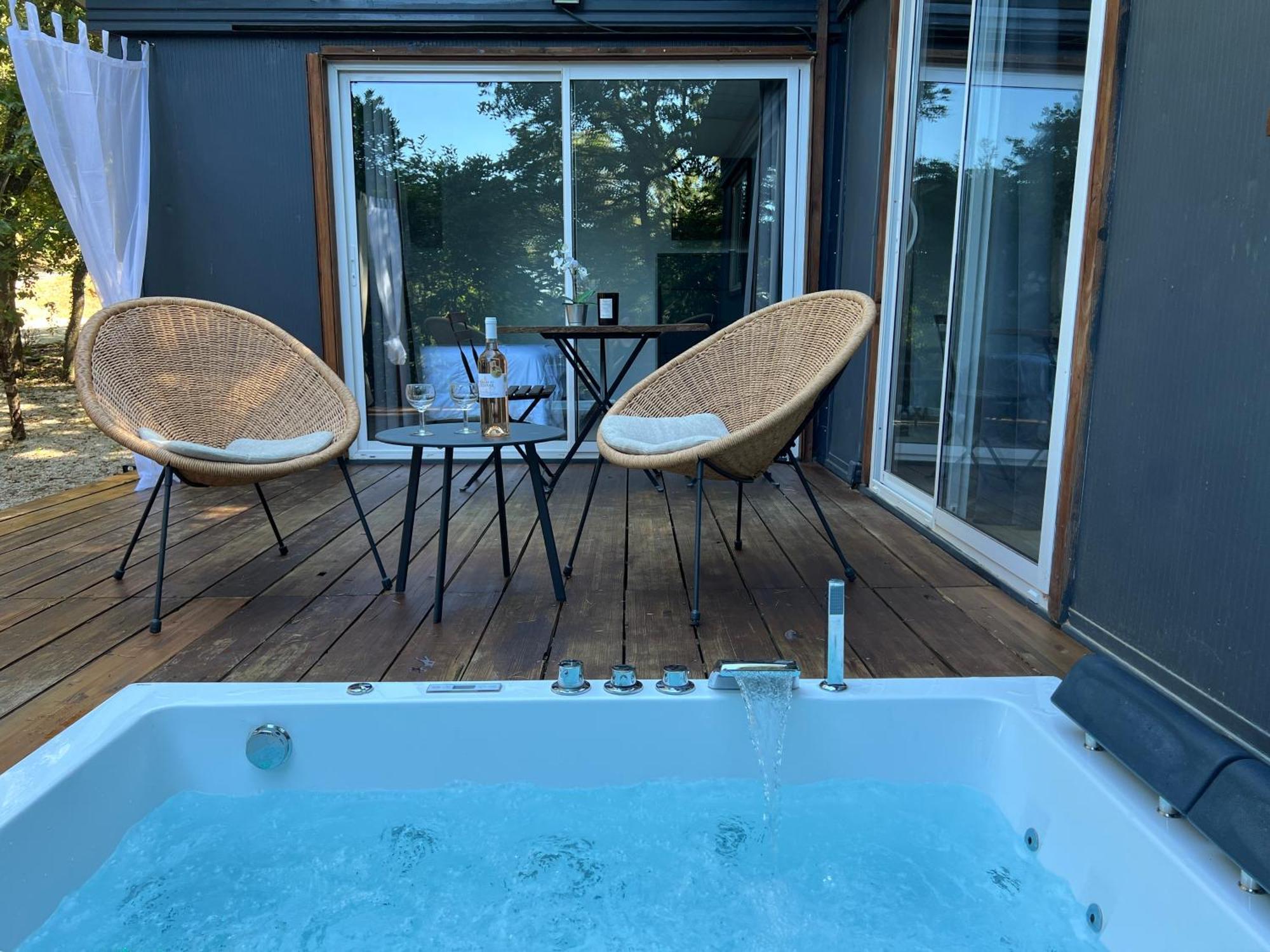 Superbe Cabane Jacuzzi Jardin Clim Wifi Parking Meyreuil Extérieur photo
